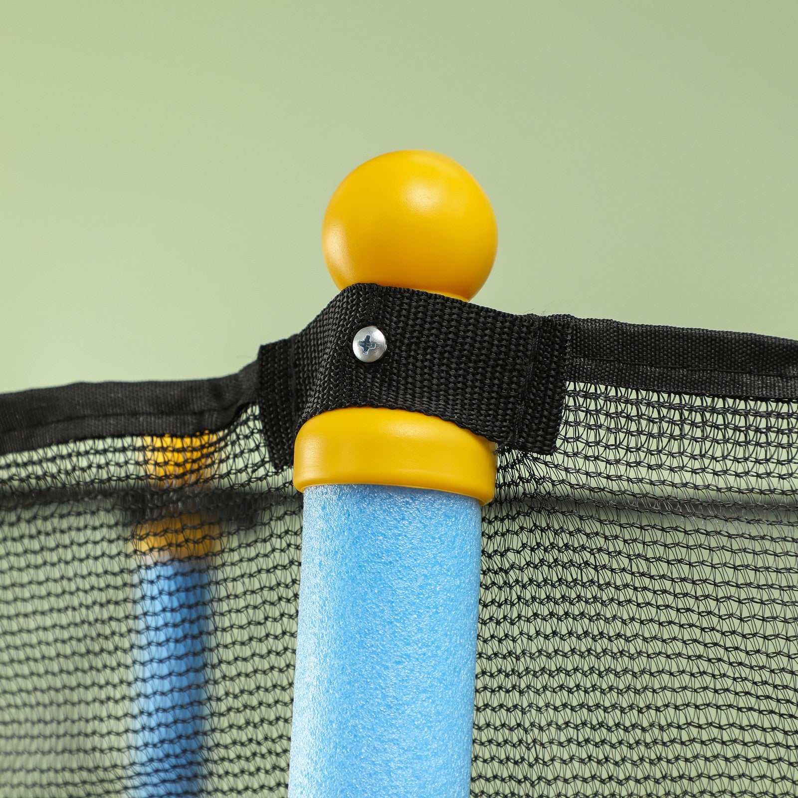 Kids Trampoline W/Enclosure Net Zipper Safety Pad Indoor Outdoor for 3-10 Years