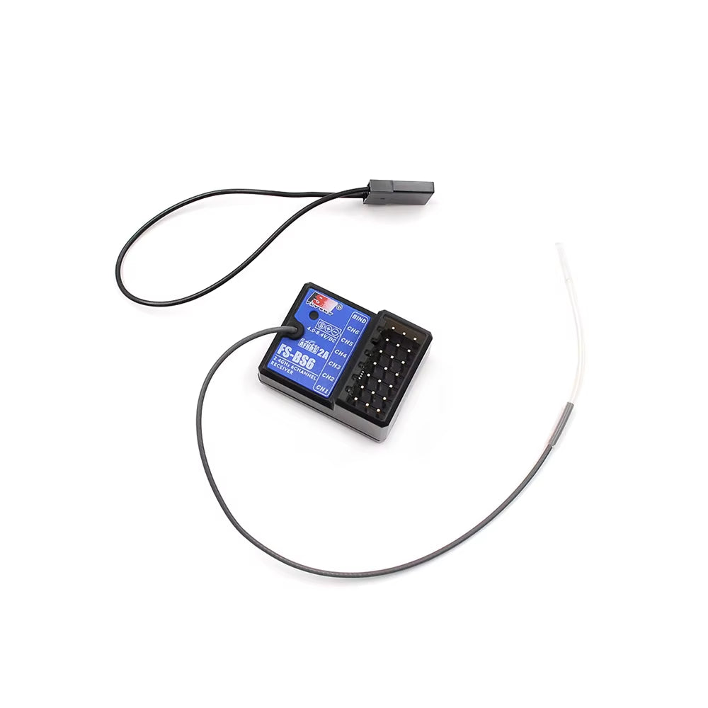 Flysky FS-BS6 Receiver 2.4Ghz 6CH AFHDS2 for Flysky FS-GT5 FS-IT4S FS-GT2E FS-GT2G Transmitter RC Car Boat