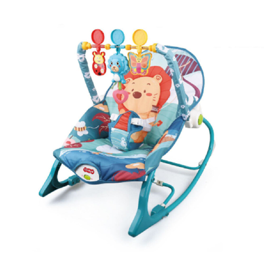 Baby Infant to Toddler Vibration Bouncer Rocker Swing Chair Soothing Music Toys