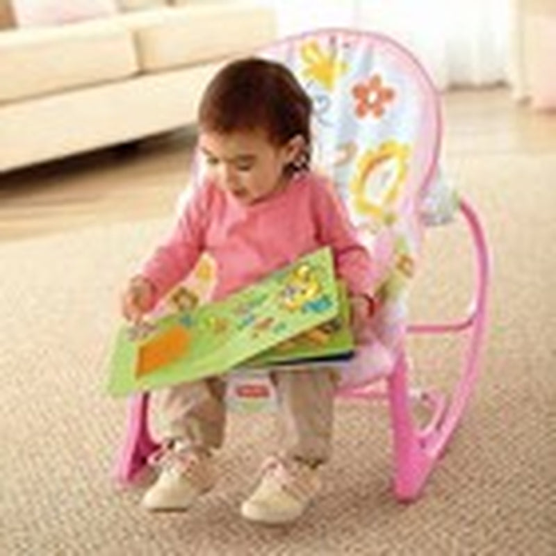 Baby Infant to Toddler Vibration Bouncer Rocker Swing Chair Soothing Music Toys