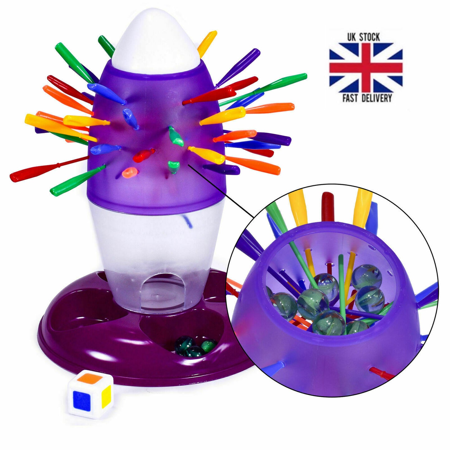 Tumble-O Board Game Don'T Drop Marbles Sticks Kids Family Fun Game Toy Childrens