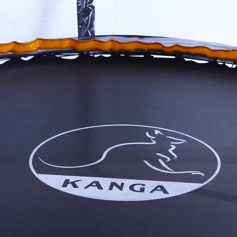 8Ft Trampoline Kanga Premium with Enclosure, Safety Net, Ladder & Anchor Kit