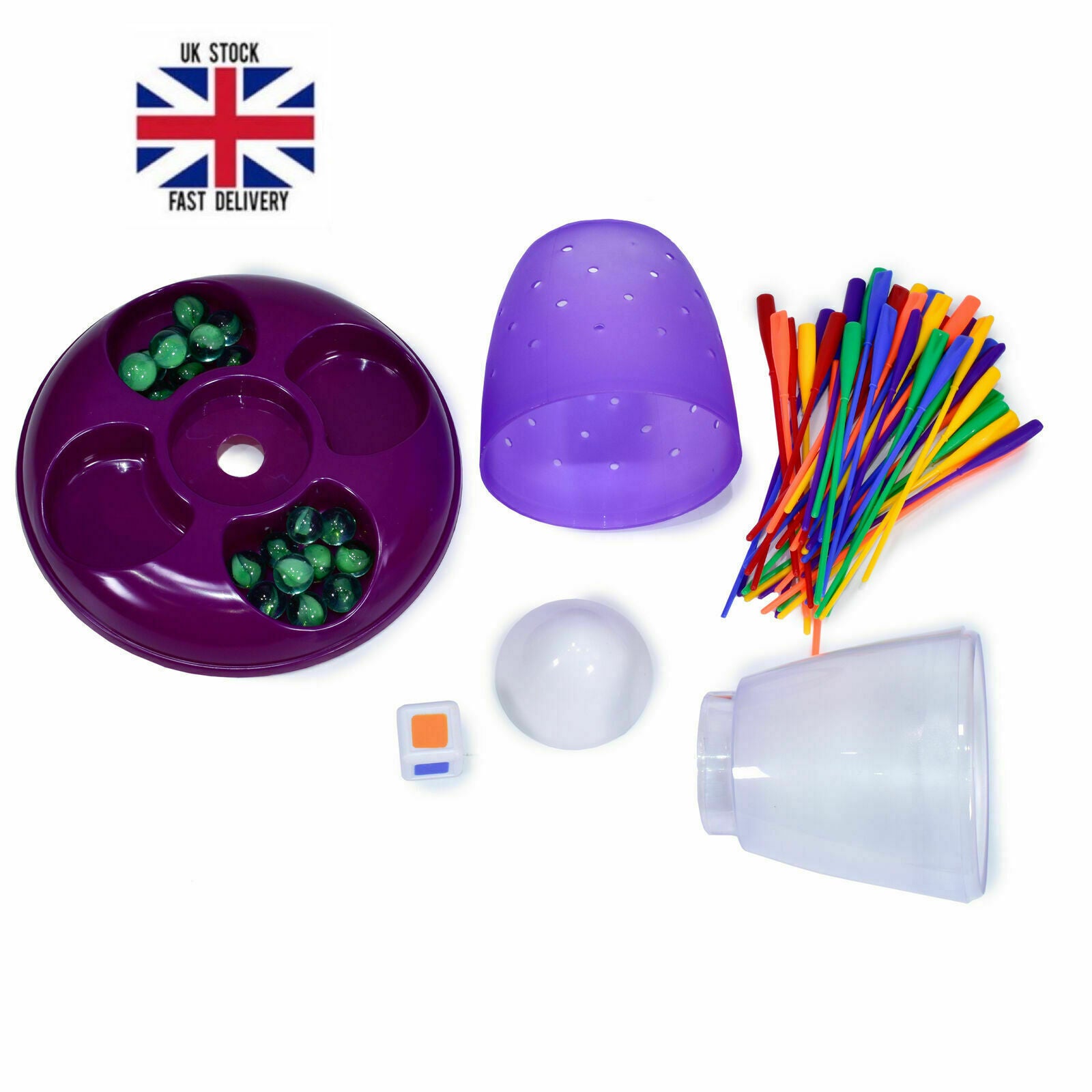 Tumble-O Board Game Don'T Drop Marbles Sticks Kids Family Fun Game Toy Childrens