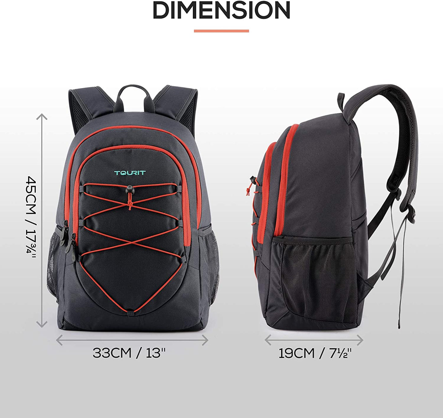Insulated Backpack Cooler 28 Cans Leakproof Lightweight Cooler Backpack for Men Women to Work, Picnics, Hiking, Beach, Park or Day Trips