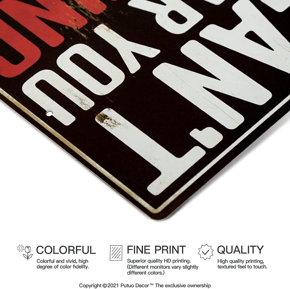 Game Room Decor, Funny Wall Decor for Man Cave, Bedroom, Teen Room, Gift for Gamer, Boys, Girls, 12X8 Inches Aluminum Metal Sign (Can'T Hear You, I'M Gaming)