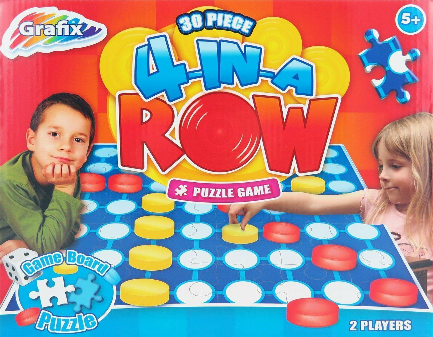 Graffix 4 in 1 Row Game Puzzle