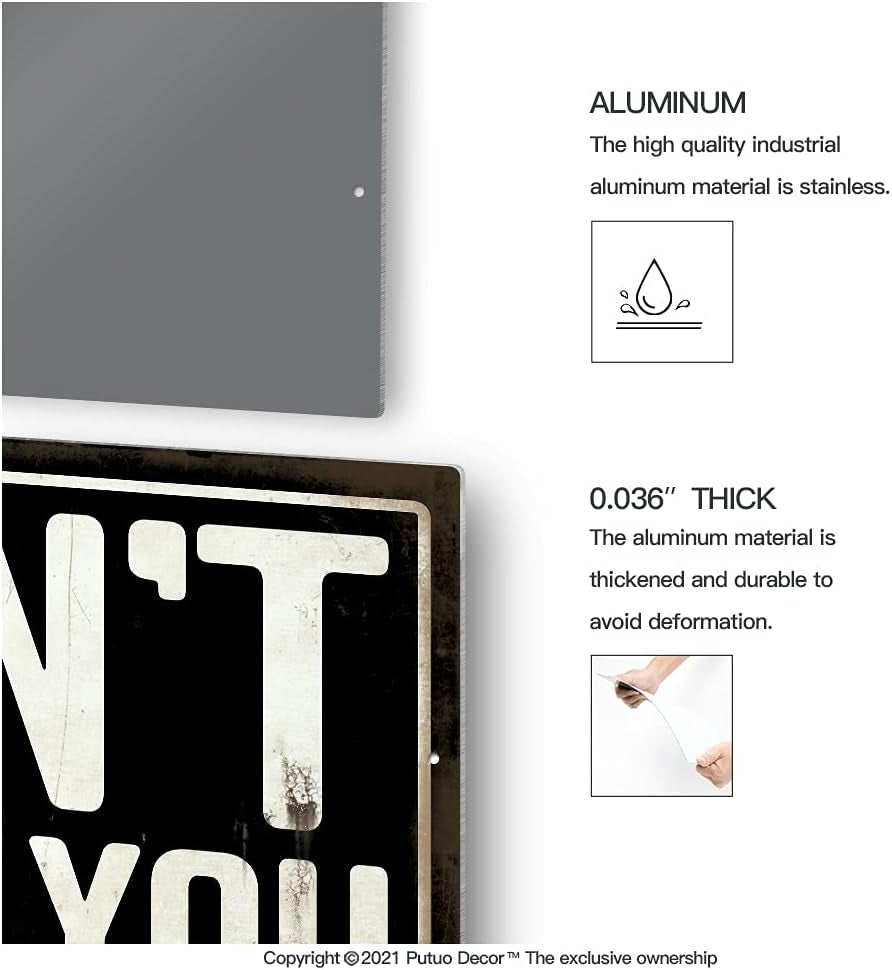 Game Room Decor, Funny Wall Decor for Man Cave, Bedroom, Teen Room, Gift for Gamer, Boys, Girls, 12X8 Inches Aluminum Metal Sign (Can'T Hear You, I'M Gaming)