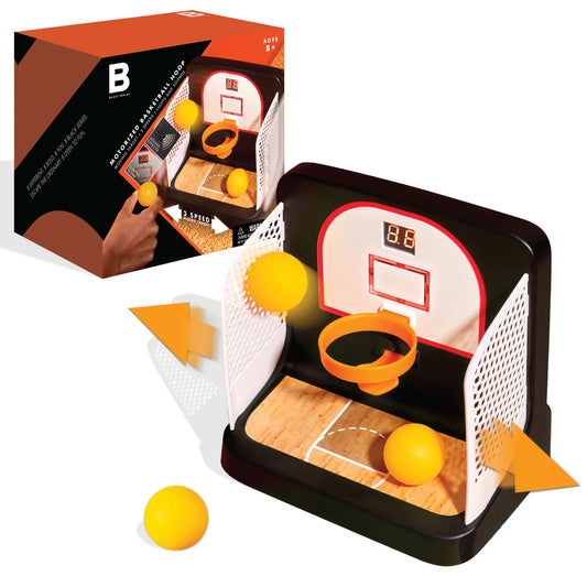 Motorized Basketball Hoop with Moving Target with Includes Digital Score, 3 Speeds Motor Target, Lights and Sounds, Age 8+