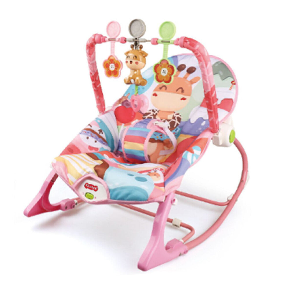 Baby Infant to Toddler Vibration Bouncer Rocker Swing Chair Soothing Music Toys