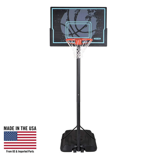 44-Inch Impact Portable Basketball Hoop with Telescoping Adjustment & Classic Rim – Model 90759-Outdoor Play