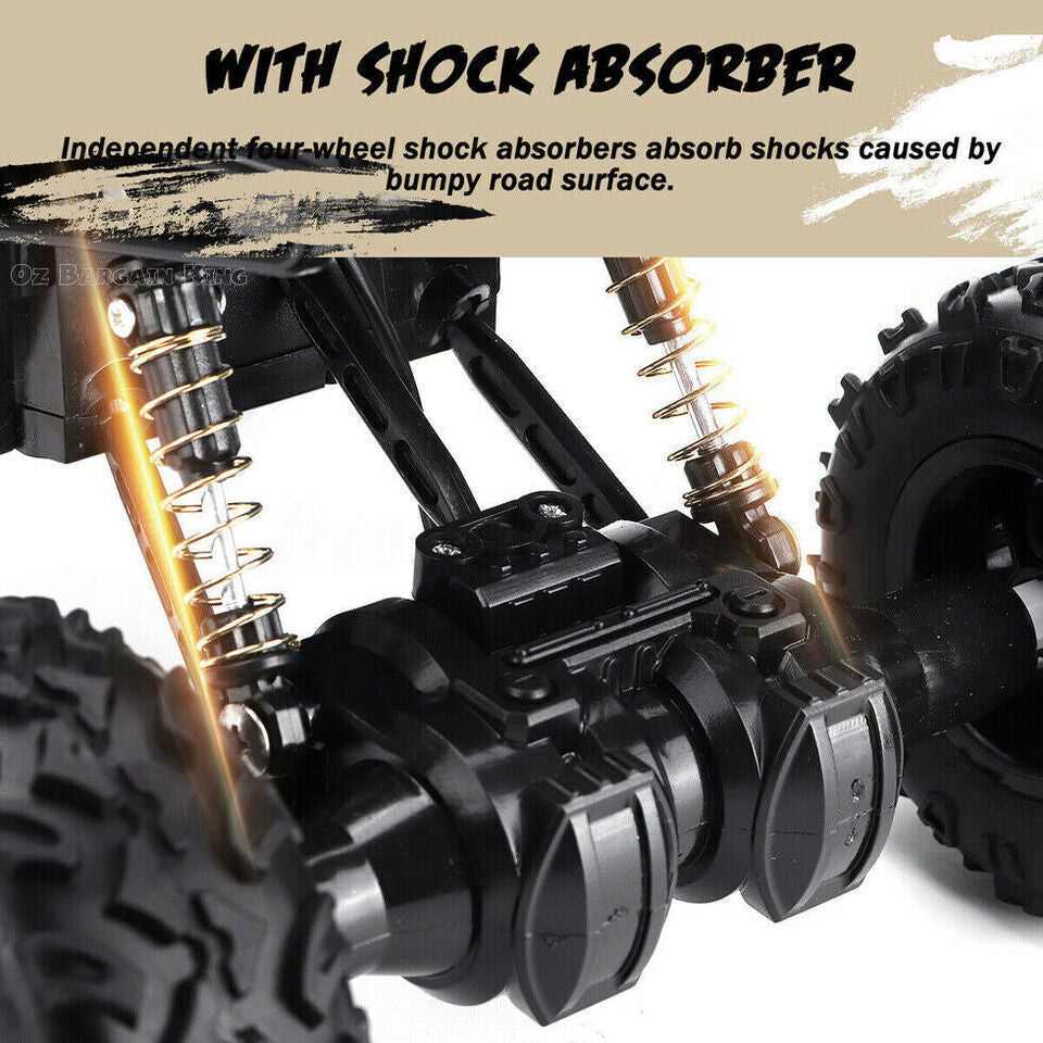 Large Remote Control RC Cars Big Wheel Car Monster Truck 4WD Kid Electric Xmas