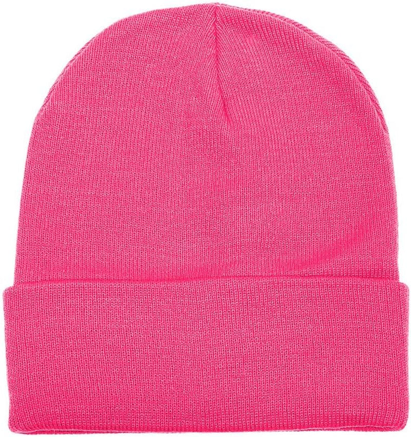 Unisex Beanie Cap Knitted Warm Solid Color and Multi-Color Multi-Packs